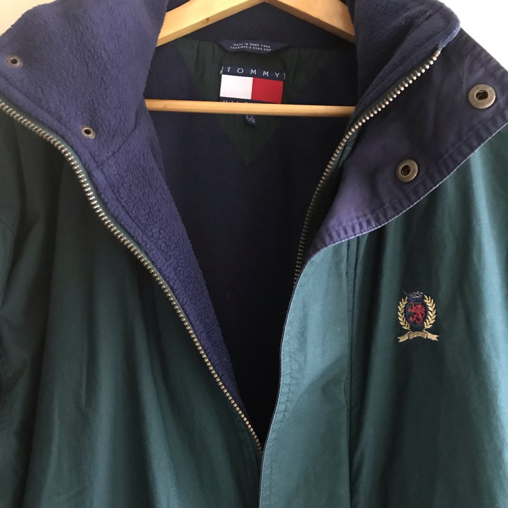 Fleece Lined Tommy Hilfiger Vintage Jacket:Size L